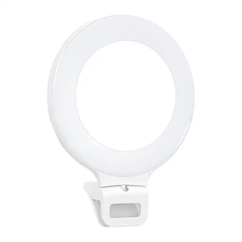 Phone Ring Light Adjustable 3 Light Modes Rechargeable Selfie Light Clip 3Level Dimmable Touch Control For Makeup Mirrors Tablet
Phone Ring Light Adjustable 3 Light Modes Rechargeable Selfie Light Clip 3Level Dimmable Touch Control For Makeup Mirrors Tablet