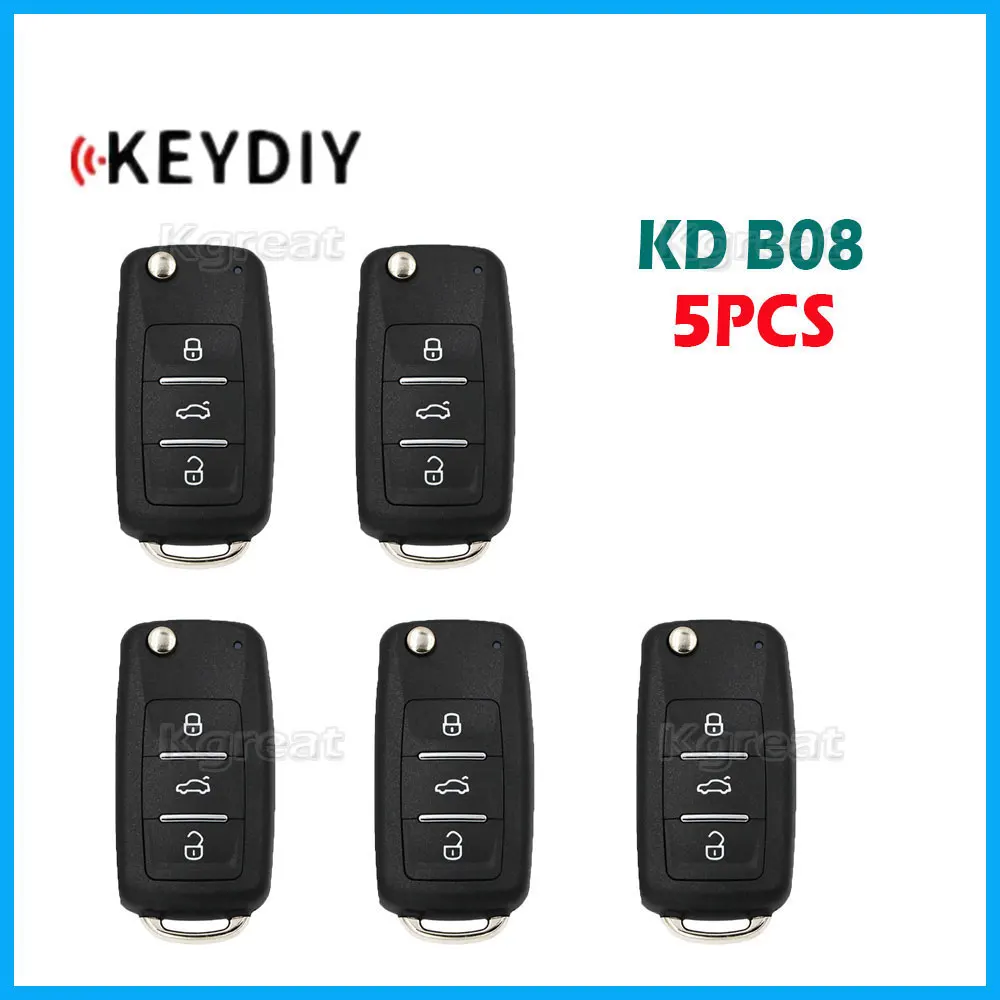 Дистанционный ключ для автомобиля KD B08, 5 шт., 3 кнопки для Volkswagen VW Style B Series, дистанционный Автомобильный ключ для KD900/MINI/KD-X2, программатор
Дистанционный ключ для автомобиля KD B08, 5 шт., 3 кнопки для Volkswagen VW Style B Series, дистанционный Автомобильный ключ для KD900/MINI/KD-X2, программатор