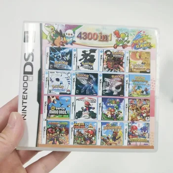 비디오 게임 카트리지 카드, 영어 버전, R4 메모리 카드, 3DS NDS 4300 in 1