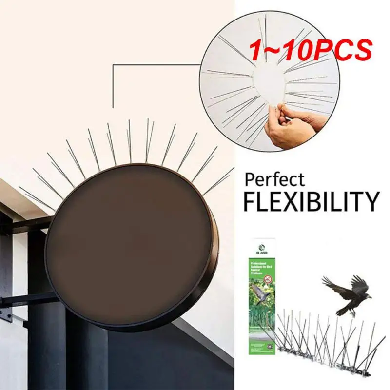 1~10PCS Stainless Steel Bird Repellent Spikes Anti Pigeon Nail Bird Deterrent Tool Pest Control Pigeons Owl Small Birds Fence
1~10PCS Stainless Steel Bird Repellent Spikes Anti Pigeon Nail Bird Deterrent Tool Pest Control Pigeons Owl Small Birds Fence
