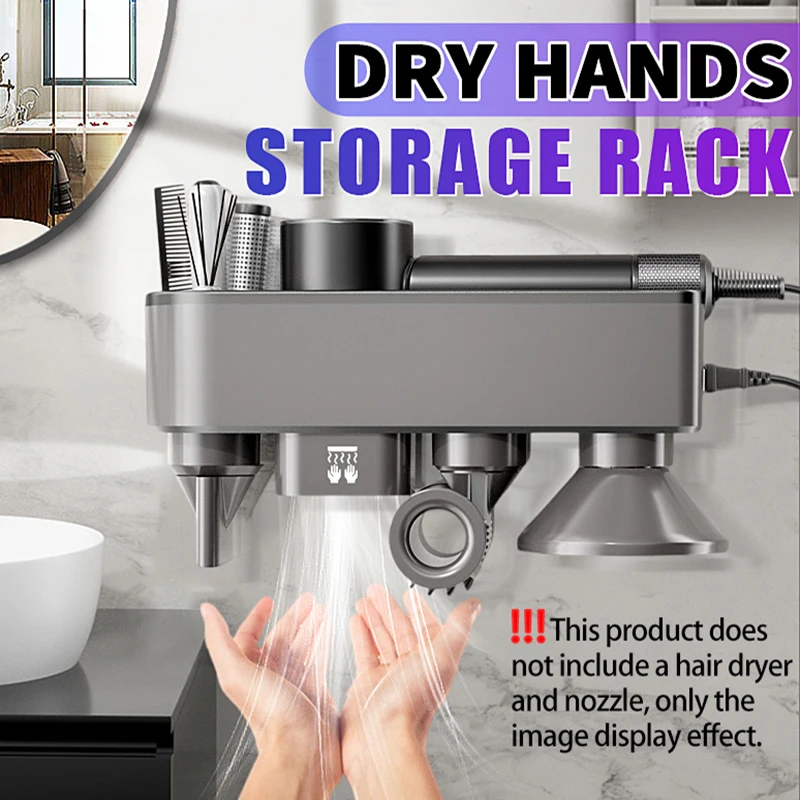 for Dyson Hand Drying Intelligence Hair Dryer holder Multi functional Storage rack smart stand no punching storage rack
for Dyson Hand Drying Intelligence Hair Dryer holder Multi functional Storage rack smart stand no punching storage rack