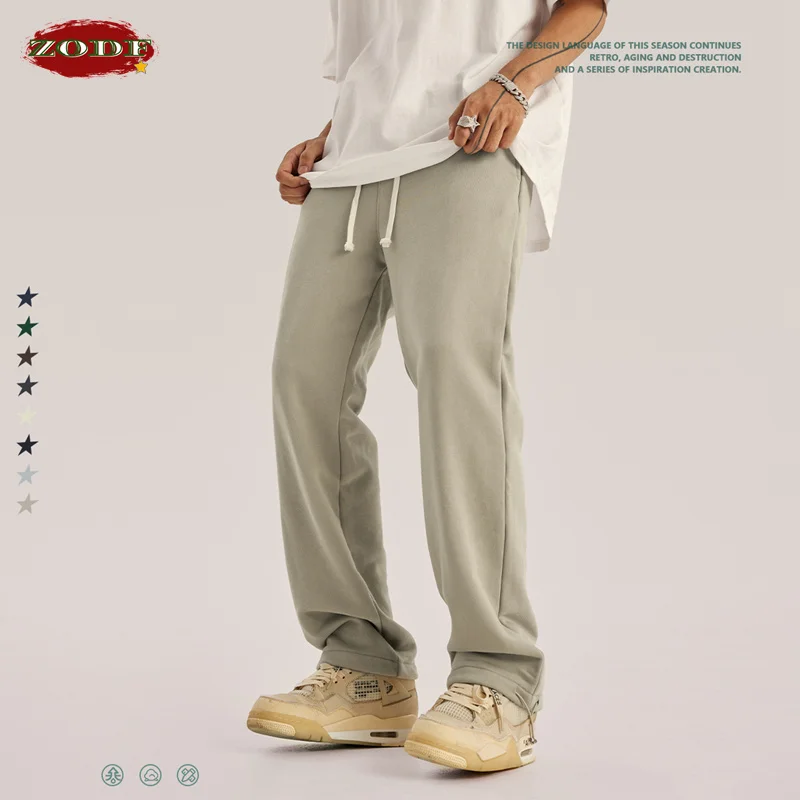Chic 2022 Autumn Men's 360gsm Brush Plush Sweatpants Unisex High Street Loose Soft Knitted Solid Pants Tracksuits HY0385
Chic 2022 Autumn Men's 360gsm Brush Plush Sweatpants Unisex High Street Loose Soft Knitted Solid Pants Tracksuits HY0385