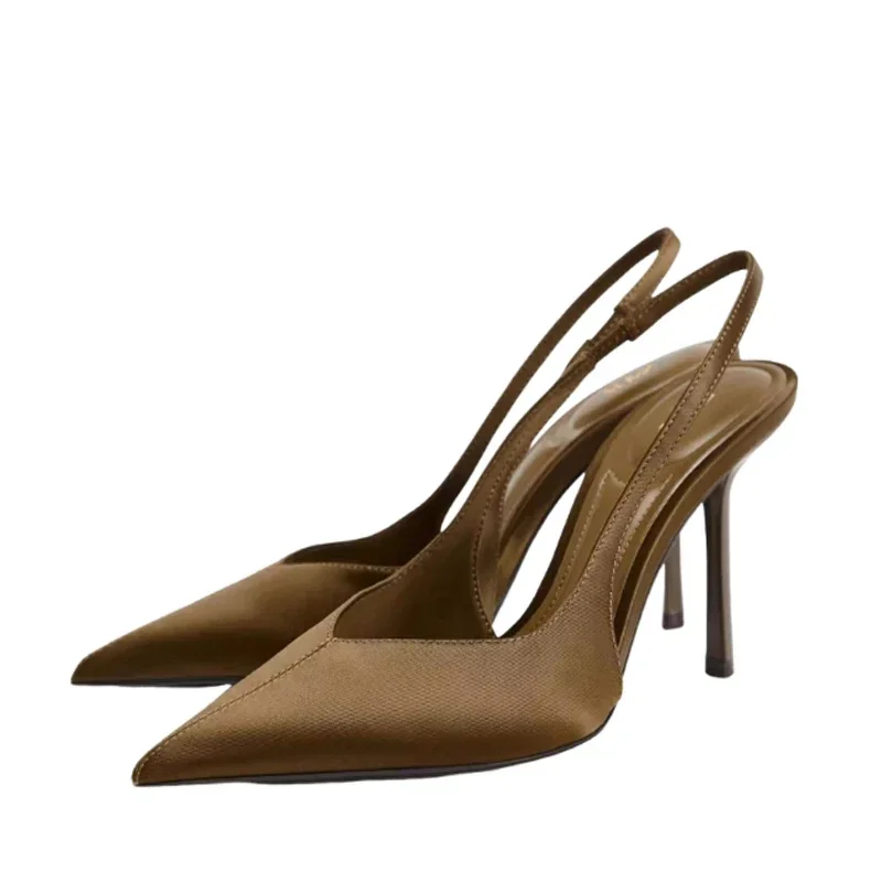 2025 New Summer Heeled Sandals Elegant Back Strap Designer Pumps Women Sexy Pointed Toe High Heels Fashion Banquet Dress Shoes 7 S733a9b2b37194767abce8f2cccc39ba3O