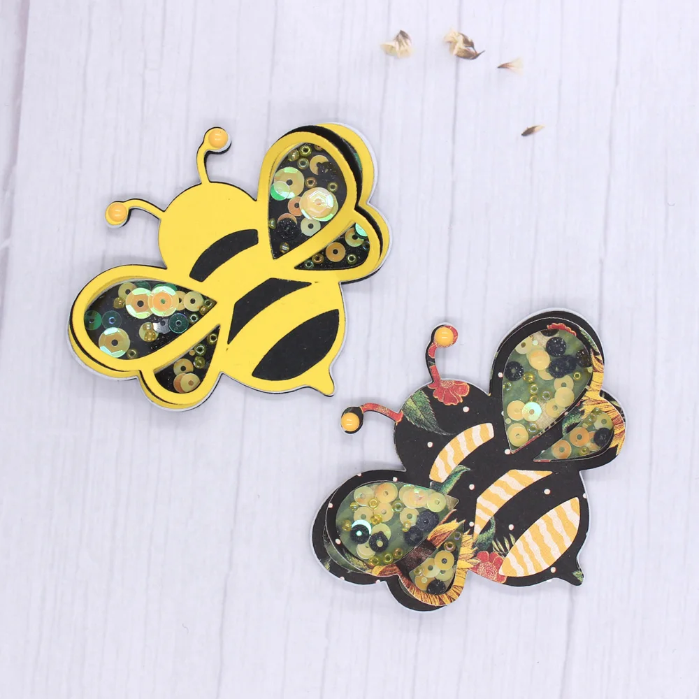 ZFPARTY пчелиный шейкер, трафареты для резки металла, для «сделай сам», скрапбукинг, декоративное тиснение, «сделай сам», бумажные карты