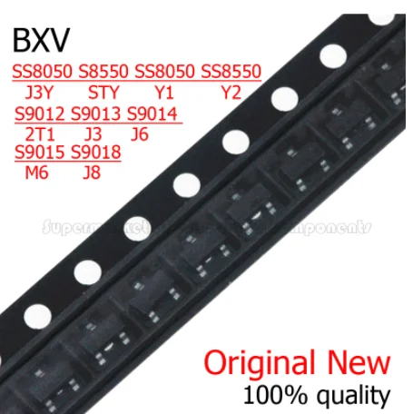 100PCS S8050 S8550 SS8050 SS8550 S9012 S9013 S9014 S9015 S9018 J3Y STY Y1 Y2 2T1 J3 J6 M6 Transistor XC6206P332MR XC6206P182MR
100PCS S8050 S8550 SS8050 SS8550 S9012 S9013 S9014 S9015 S9018 J3Y STY Y1 Y2 2T1 J3 J6 M6 Transistor XC6206P332MR XC6206P182MR