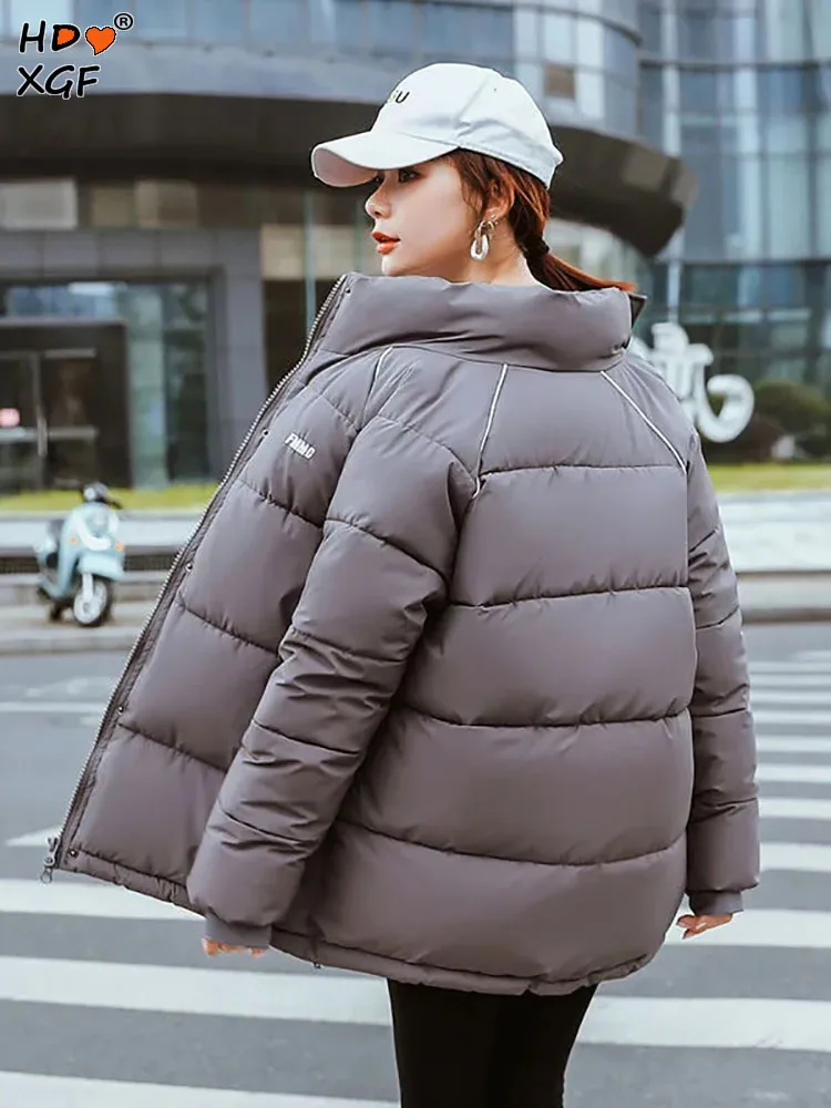 Женская короткая пуховая куртка, однотонная утепленная куртка в Корейском стиле с воротником-стойкой, однобортное пузырьковое пальто, простой Свободный Топ, новинка на зиму
Женская короткая пуховая куртка, однотонная утепленная куртка в Корейском стиле с воротником-стойкой, однобортное пузырьковое пальто, простой Свободный Топ, новинка на зиму