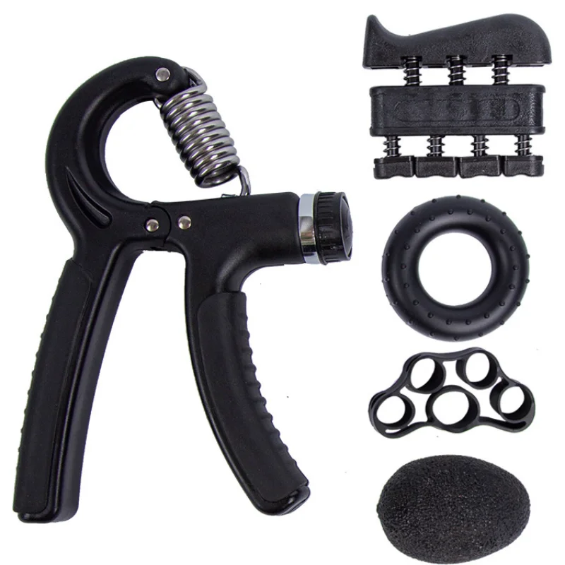 Fitness Hand Grip Strengthener Workout Forearm Hand Gripper Therapy Finger Muscle Exercise Ring Stress Rehabilitation Gym Set
Fitness Hand Grip Strengthener Workout Forearm Hand Gripper Therapy Finger Muscle Exercise Ring Stress Rehabilitation Gym Set