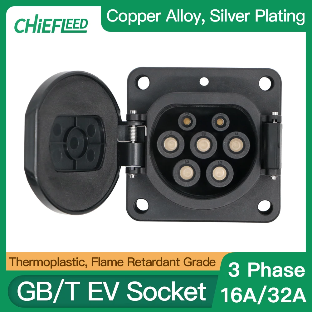 GBT EV Socket IEC 62196 Type 2 Type 1 EV Connector For Electric Car Charging Female Male Socket 16A 32A 1/3Phase 3.6KW 22KW 380V
GBT EV Socket IEC 62196 Type 2 Type 1 EV Connector For Electric Car Charging Female Male Socket 16A 32A 1/3Phase 3.6KW 22KW 380V