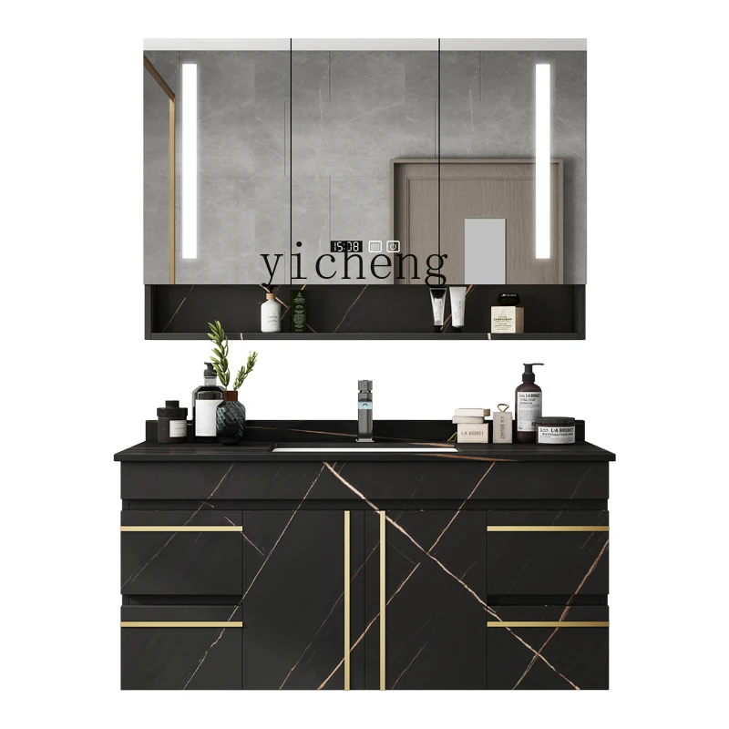 YY Light Luxury Stone Plate Solid Wood Bathroom Cabinet Bathroom Table Washbasin Cabinet
YY Light Luxury Stone Plate Solid Wood Bathroom Cabinet Bathroom Table Washbasin Cabinet