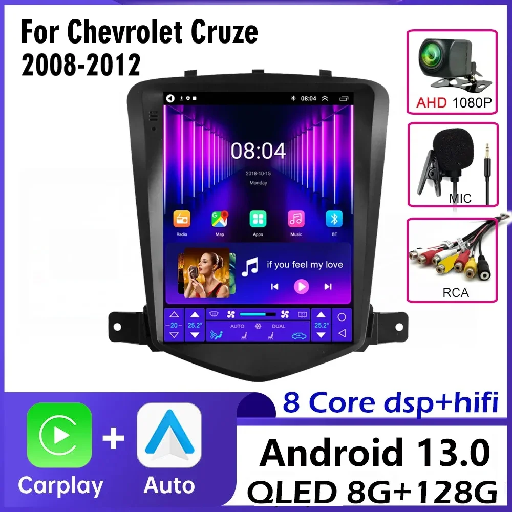 For Chevrolet Cruze 2008-2012 Carplay Android 13 Car Radio Multimedia Video Player Navigaion Head Unit Stereo 2Din Audio Speaker
For Chevrolet Cruze 2008-2012 Carplay Android 13 Car Radio Multimedia Video Player Navigaion Head Unit Stereo 2Din Audio Speaker