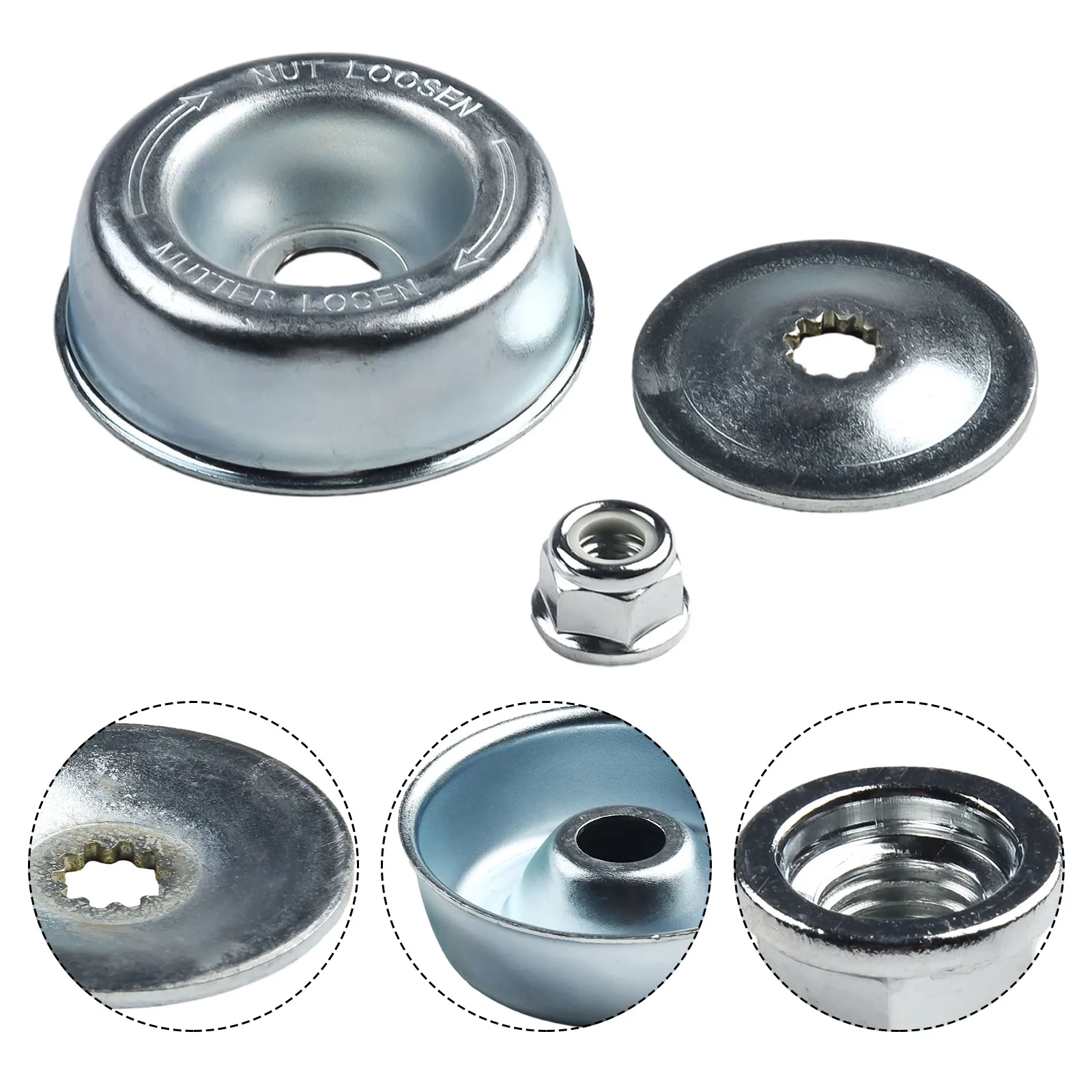 Easy Installation Blade Fixing Kit Metal 12mm Nut Fixing Parts Replacement Rider Plate Yard Kits Outdoor Living
Easy Installation Blade Fixing Kit Metal 12mm Nut Fixing Parts Replacement Rider Plate Yard Kits Outdoor Living
