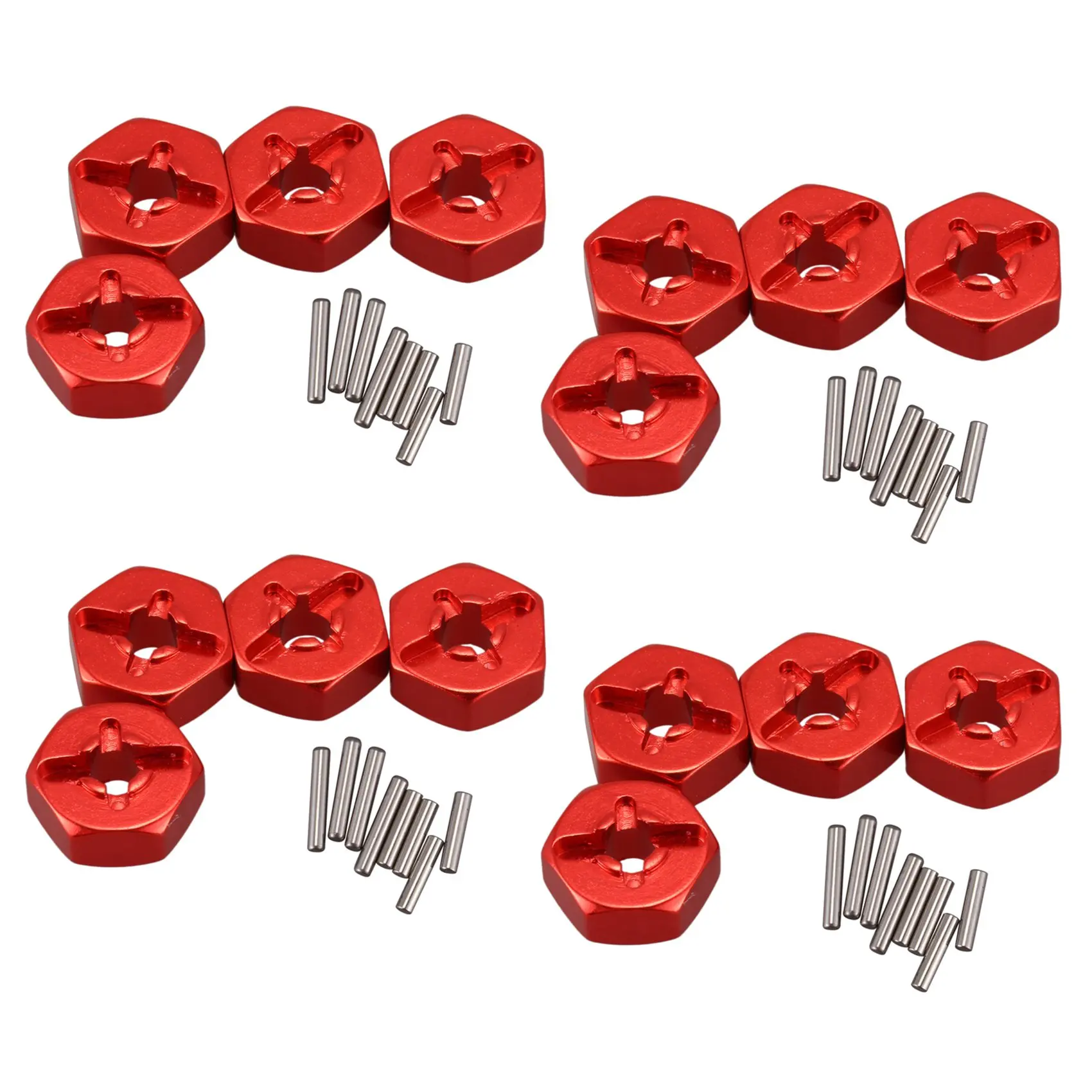 16X Aluminum Alloy 12mm Combiner Wheel Hub Hex Adapter Upgrades for Wltoys 144001 1/14 RC Car Spare Parts Red
16X Aluminum Alloy 12mm Combiner Wheel Hub Hex Adapter Upgrades for Wltoys 144001 1/14 RC Car Spare Parts Red