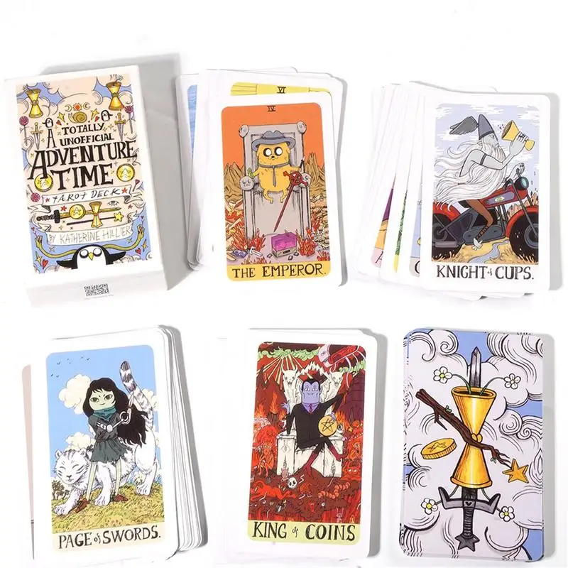 

Tarot Decks Future Telling English Version Adventure Oracle Cards for Divination Table Board Game Party Supplies Gifts for Boys