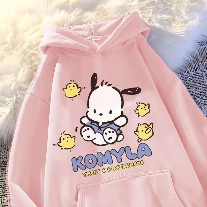 New Sanrioed Long-Sleeved Hooded Sweater Kawaii Anime Cinnamoroll Plush Printed Oversize Loose Sweatshirt Fashion Girls Gift
New Sanrioed Long-Sleeved Hooded Sweater Kawaii Anime Cinnamoroll Plush Printed Oversize Loose Sweatshirt Fashion Girls Gift