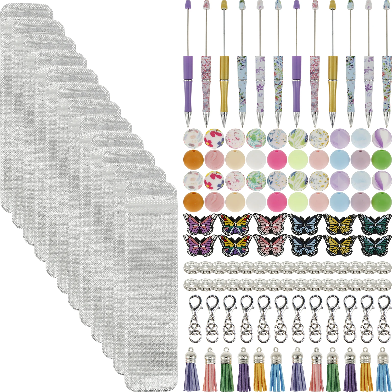 12 шт. набор бисерных ручек в ассортименте, пластиковые ручки с бисером с карабином, колесные проставки и кисточки с бабочками, DIY ручки с бисером
12 шт. набор бисерных ручек в ассортименте, пластиковые ручки с бисером с карабином, колесные проставки и кисточки с бабочками, DIY ручки с бисером