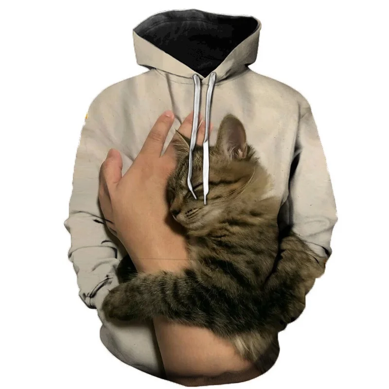 2022 Cat 3D Printing Hoodie Long Sleeve Women/Men Cute Pet Cat Pattern Harajuku Fashion Pullover Sports Pullover
2022 Cat 3D Printing Hoodie Long Sleeve Women/Men Cute Pet Cat Pattern Harajuku Fashion Pullover Sports Pullover