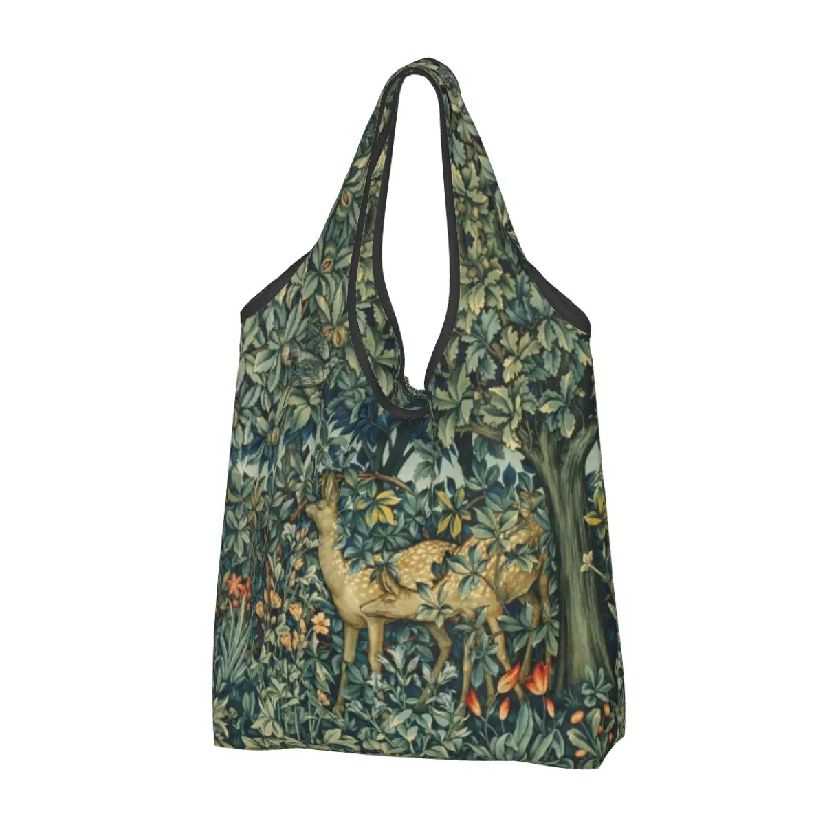 Custom William Morris Deers And Birds In Forest Shopping Bags Women Portable Big Grocery Floral Animal Art Shopper Tote Bags
Custom William Morris Deers And Birds In Forest Shopping Bags Women Portable Big Grocery Floral Animal Art Shopper Tote Bags