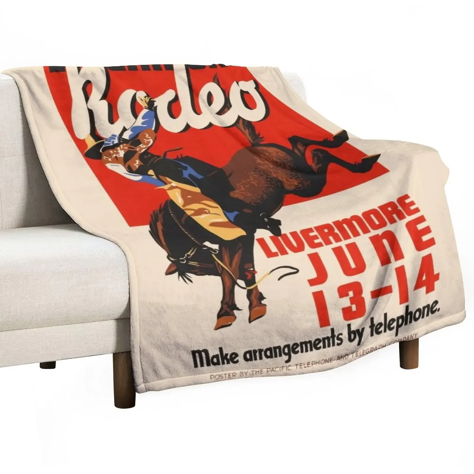 Livermore Rodeo USA Vintage Poster 1933 Throw Blanket Plaid Quilt Fashion Sofas Blankets
Livermore Rodeo USA Vintage Poster 1933 Throw Blanket Plaid Quilt Fashion Sofas Blankets