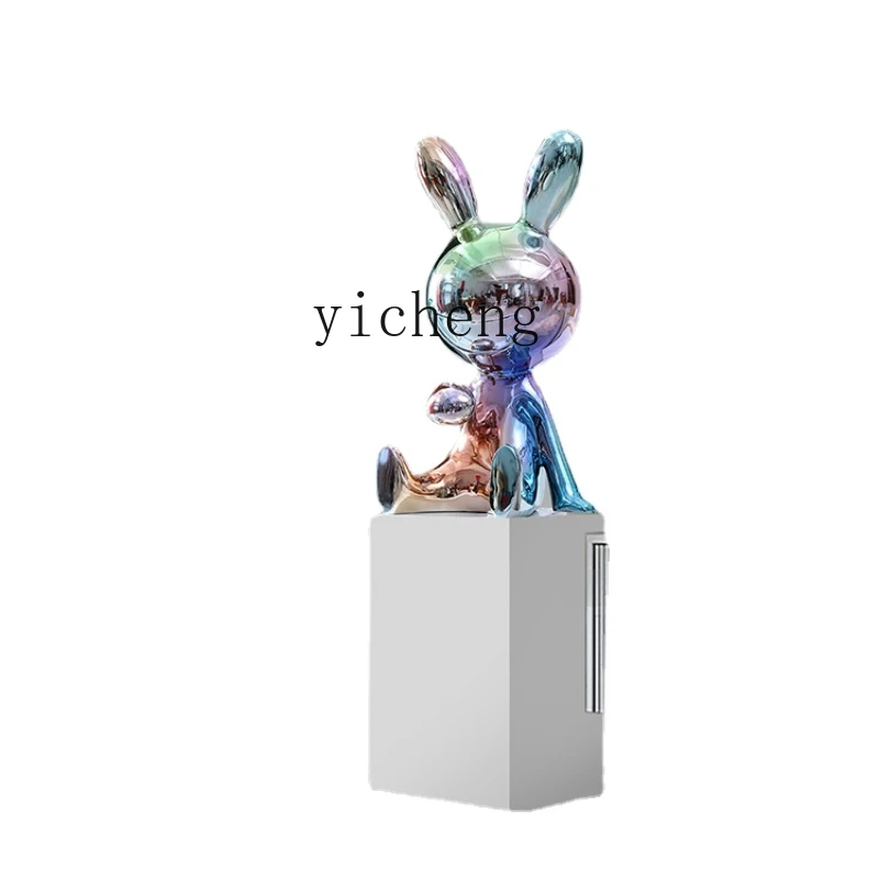 Zc Living Room TV Cabinet Floor Ornaments Hallway Decorations Electroplating Decoration Hotel Cartoon Rabbit Sculpture
Zc Living Room TV Cabinet Floor Ornaments Hallway Decorations Electroplating Decoration Hotel Cartoon Rabbit Sculpture