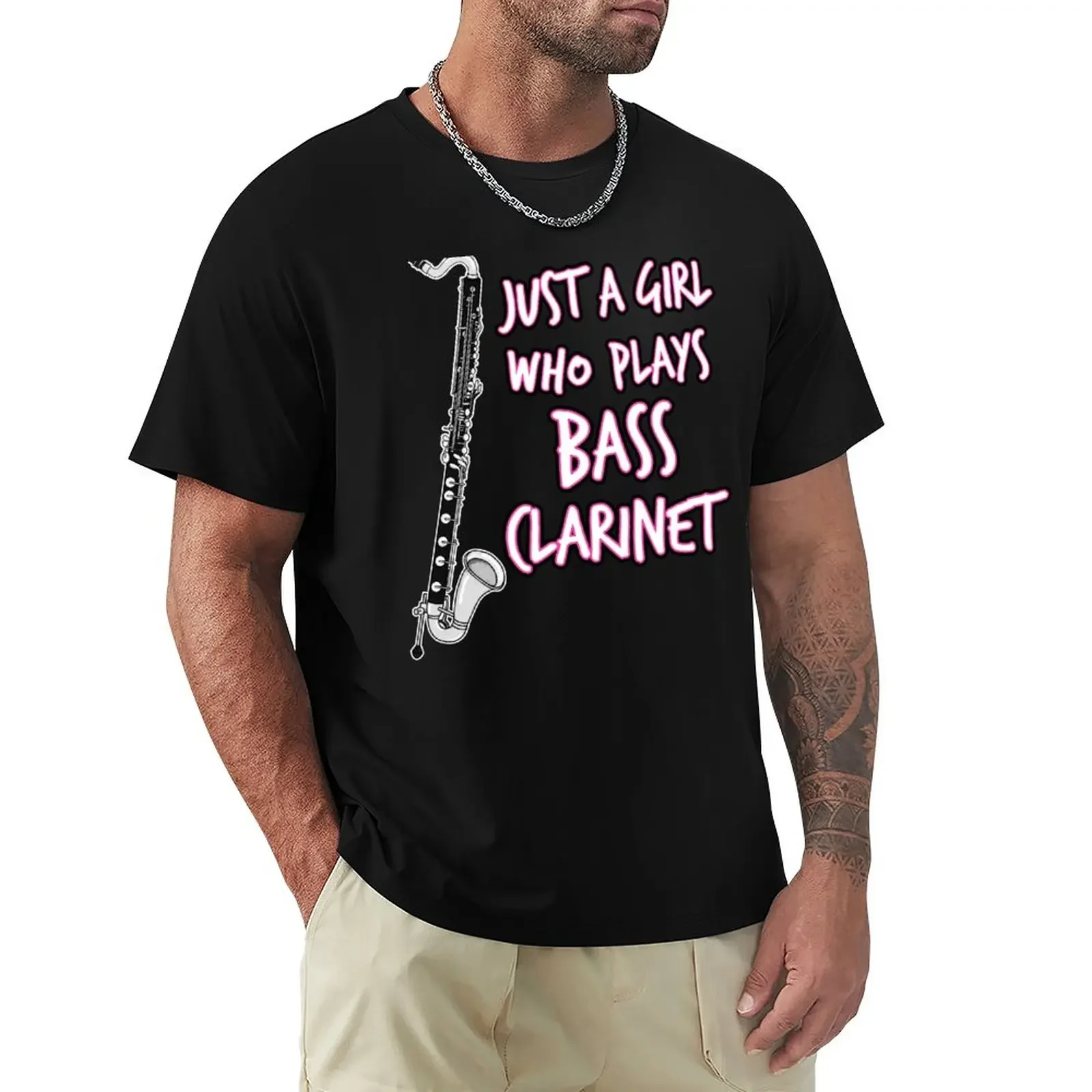 Just A Girl Who Plays Bass Clarinet Female Clarinetist T-Shirt Short sleeve tee anime clothes Men's t shirts
Just A Girl Who Plays Bass Clarinet Female Clarinetist T-Shirt Short sleeve tee anime clothes Men's t shirts