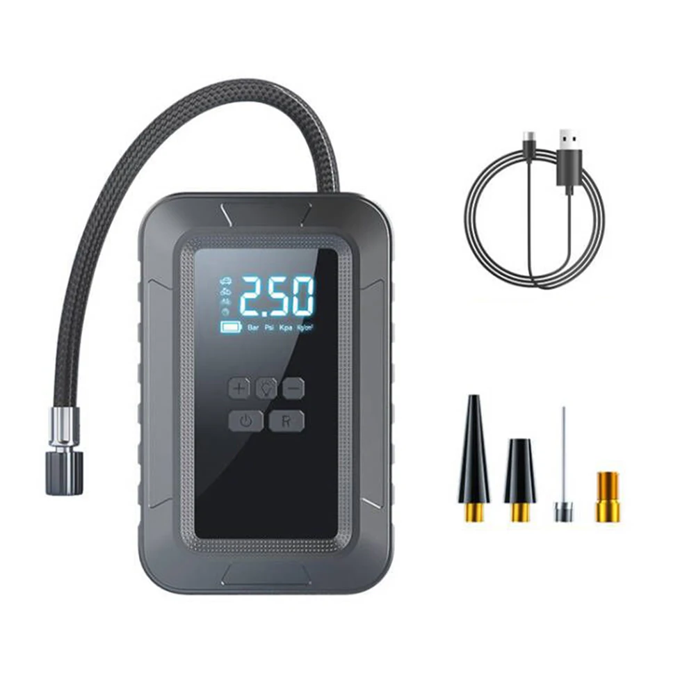 ABS+PC 150PSI Wireless Car Electric-Tire-Inflator Portable USB Car Air Compressor Pump 82 * 45 * 160mm Black
ABS+PC 150PSI Wireless Car Electric-Tire-Inflator Portable USB Car Air Compressor Pump 82 * 45 * 160mm Black