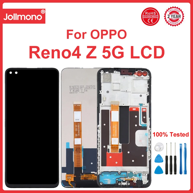 6,57 "для OPPO Reno4 Z 5G ЖК-дисплей с рамкой сенсорный экран дигитайзер Запасные части Reno 4Z CPH2065
6,57 "для OPPO Reno4 Z 5G ЖК-дисплей с рамкой сенсорный экран дигитайзер Запасные части Reno 4Z CPH2065