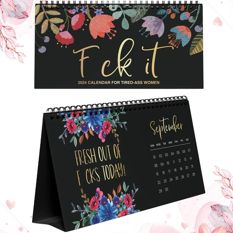 Desk Calendar 2024 Calendar For Tired- Women Fu-Ck It 2024 Calendar Sweary Calendar Planner
Desk Calendar 2024 Calendar For Tired- Women Fu-Ck It 2024 Calendar Sweary Calendar Planner