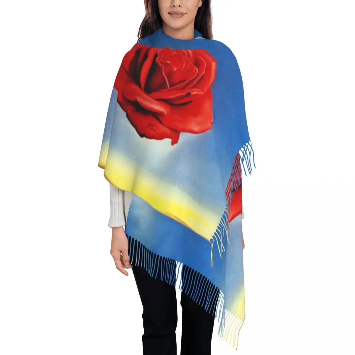 Ladies Long The Meditative Rose By Salvador Dali Scarves Women Winter Fall Soft Warm Tassel Shawl Wrap Painting Art Scarf
Ladies Long The Meditative Rose By Salvador Dali Scarves Women Winter Fall Soft Warm Tassel Shawl Wrap Painting Art Scarf