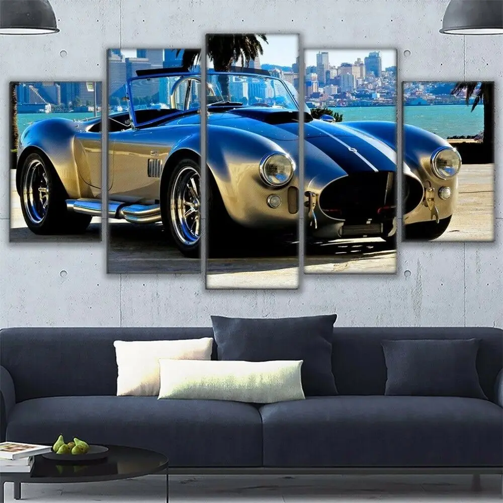 Unframed 5 Panel Luxury Blue Dream Car Modern Canvas HD Print Posters Wall Art Picture Paintings for Living Room Home Decor 
Unframed 5 Panel Luxury Blue Dream Car Modern Canvas HD Print Posters Wall Art Picture Paintings for Living Room Home Decor