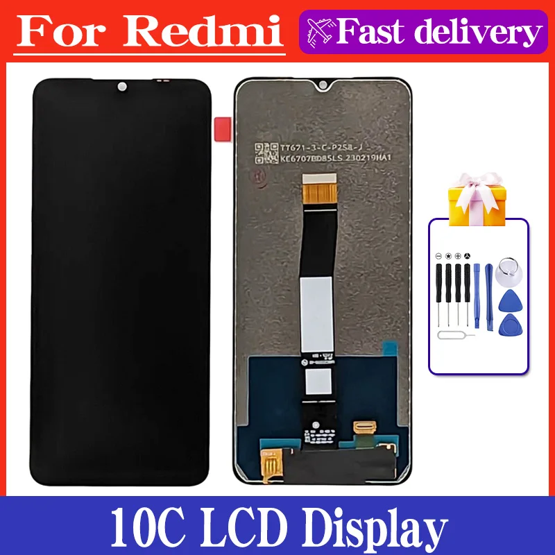 Оригинальный ЖК-дисплей 6,71 ''для Xiaomi Redmi 10C, дигитайзер сенсорного экрана 220333QAG, 220333QBI, запасные части для телефона в сборе
Оригинальный ЖК-дисплей 6,71 ''для Xiaomi Redmi 10C, дигитайзер сенсорного экрана 220333QAG, 220333QBI, запасные части для телефона в сборе