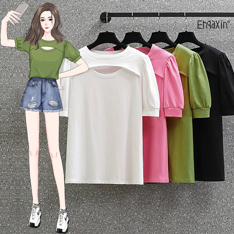 EHQAXIN Summer Womens T-Shirt 2022 New Casual Hollow Round Neck Short-Sleeved Cotton Bottoming Shirt Tops For Female M-4XL
EHQAXIN Summer Womens T-Shirt 2022 New Casual Hollow Round Neck Short-Sleeved Cotton Bottoming Shirt Tops For Female M-4XL
