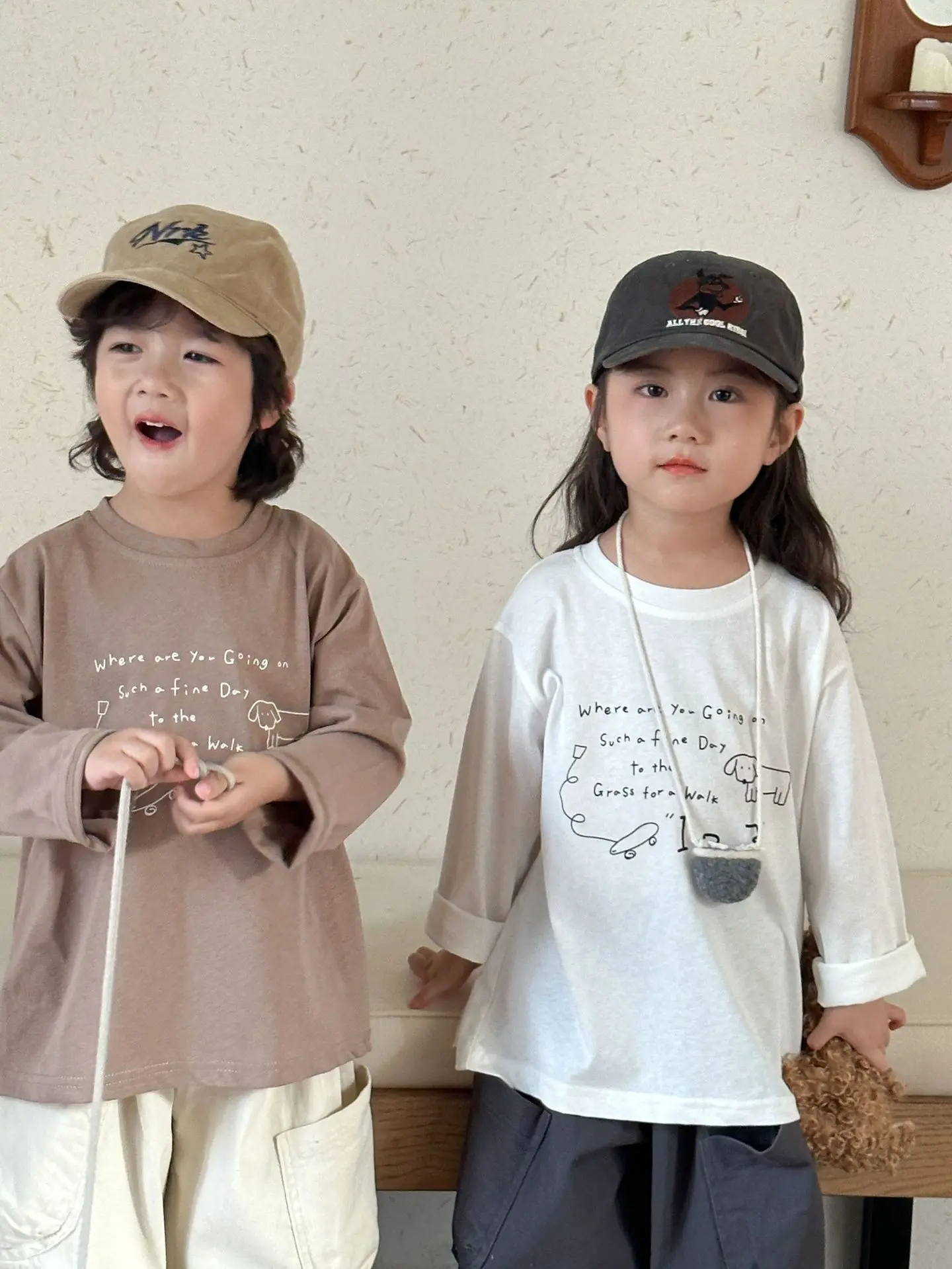 2025 Spring New Children Long Sleeve T Shirts Letter Print Girls Cotton Casual Tees Boys Versatile Bottoming Shirts Kids Clothes 21 S734f369161954c2da81b7ff6e2026beas