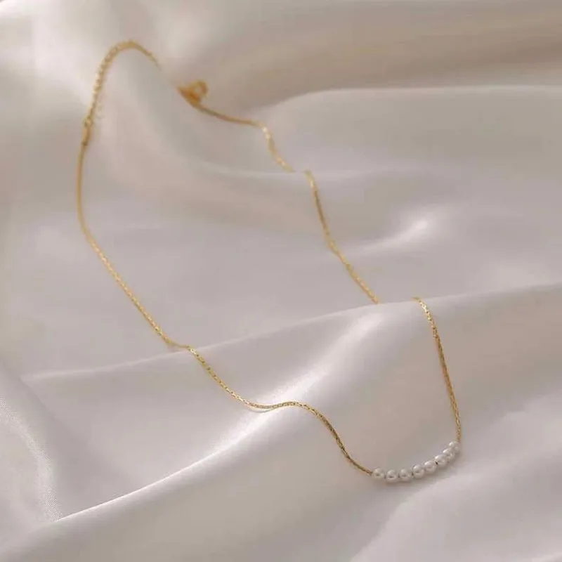 Minar Exquisite Real Freshwater Pearl Chokers Necklaces for Women Real Gold Plating Copper Beaded Necklace Every Day Jewelry
Minar Exquisite Real Freshwater Pearl Chokers Necklaces for Women Real Gold Plating Copper Beaded Necklace Every Day Jewelry