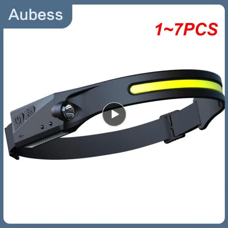 1~7PCS NineLeaf Waterproof COB LED Head Lamp Motion Sensor Headlamp Portable Flashlight Comfortable USB Rechargeable Head
1~7PCS NineLeaf Waterproof COB LED Head Lamp Motion Sensor Headlamp Portable Flashlight Comfortable USB Rechargeable Head