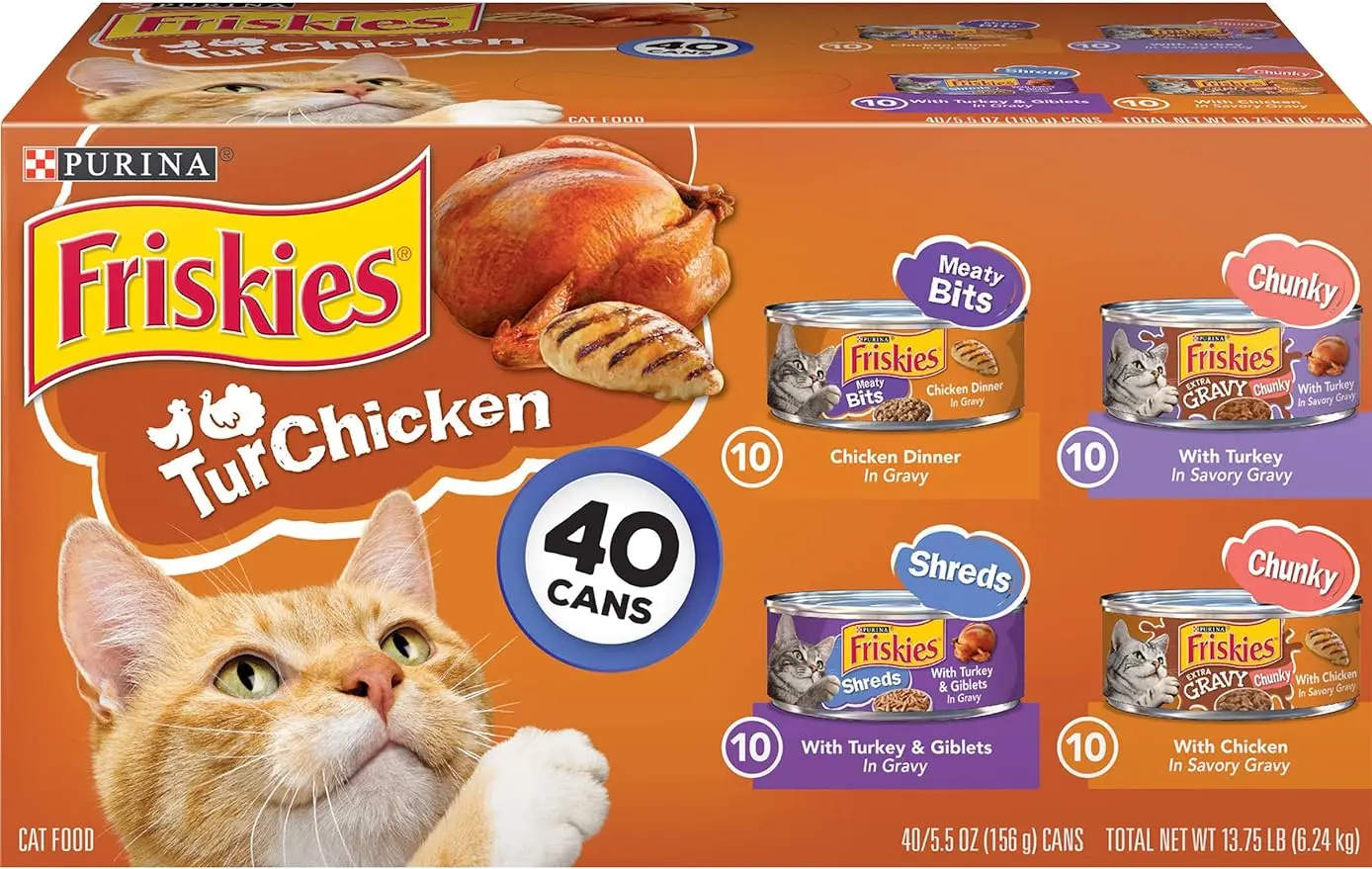 Purina Friskies пакет с соусом для влажной кошки, Экстра соуса, грубые биты и лопатки (40 шт. в упаковке) 5,5
Purina Friskies пакет с соусом для влажной кошки, Экстра соуса, грубые биты и лопатки (40 шт. в упаковке) 5,5