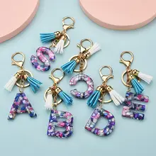Purple Letter Pendant Tassels Key Chain Transparent Acrylic 26 Alphabets Key Holder Charm Decoration
Purple Letter Pendant Tassels Key Chain Transparent Acrylic 26 Alphabets Key Holder Charm Decoration