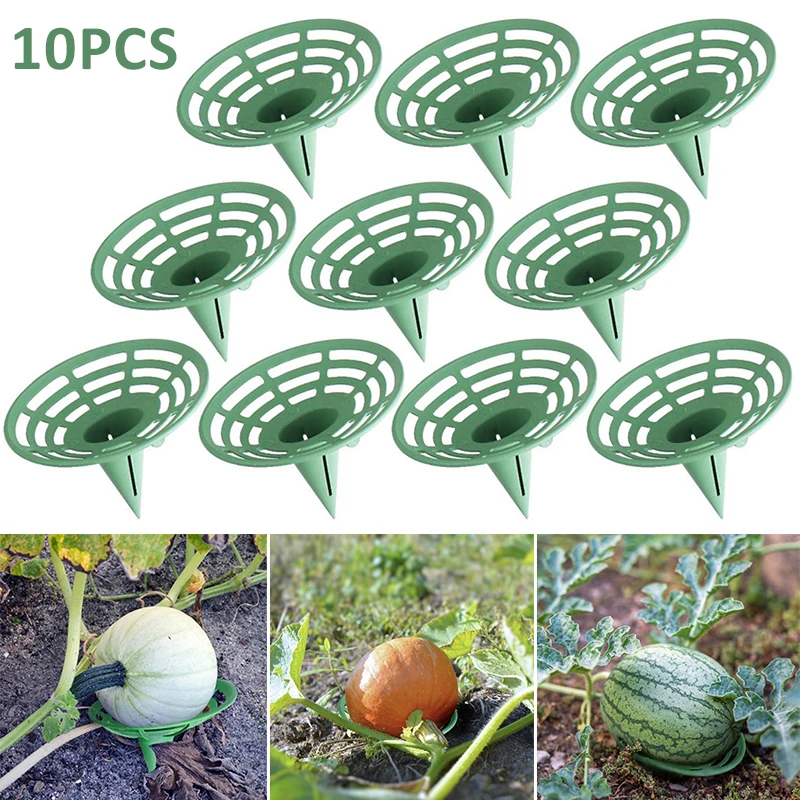

10 Pcs Melon Cradles Plant Garden Support Stand Holder Fruits Honeydew Watermelons Home Garden Planting Tools Plant Accessories