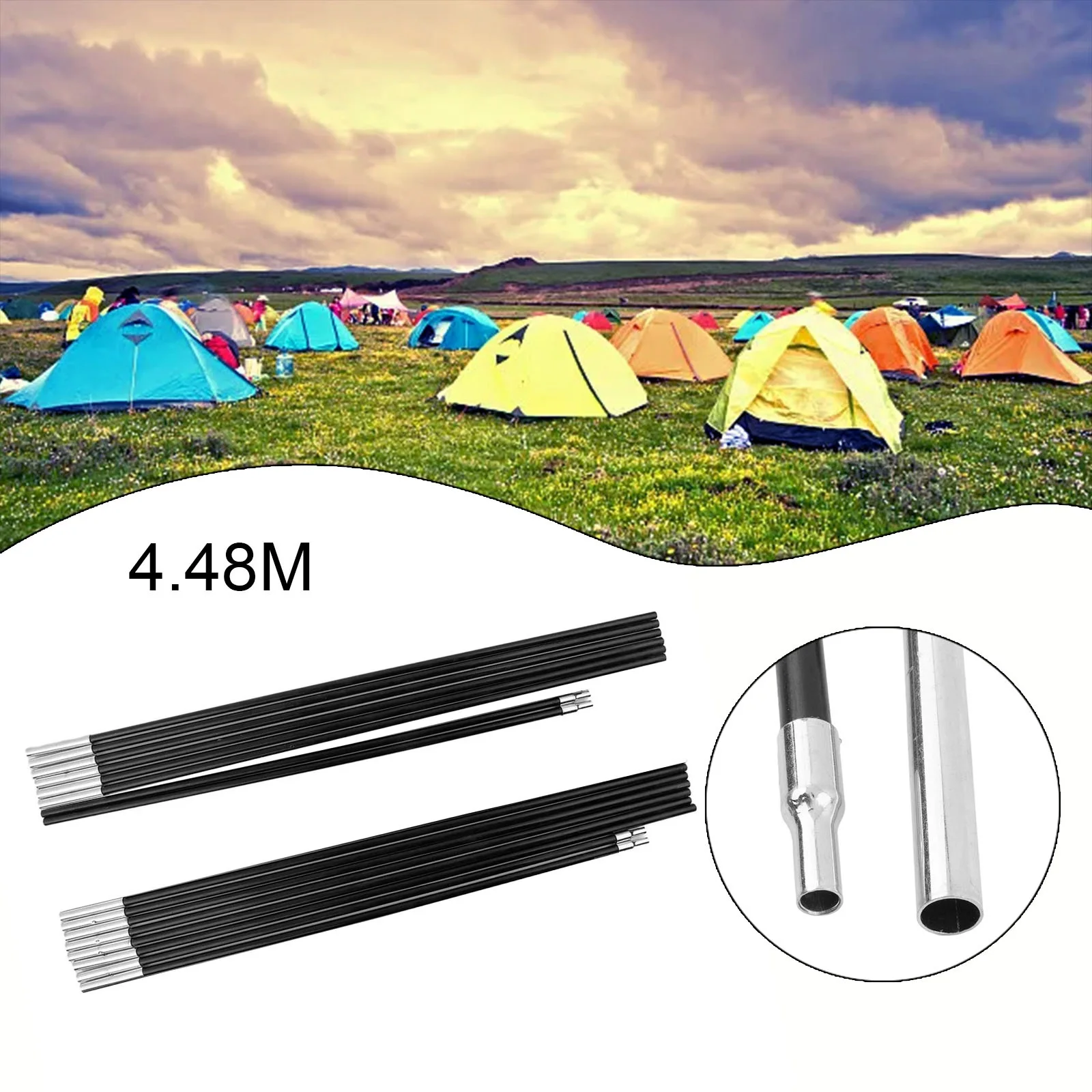 Lightweight Fiberglass Tent Pole Bars Hot Sale Camping Stretchable String Support Rod Sturdy Stiff Rigid Tent Pole Awning Frame
Lightweight Fiberglass Tent Pole Bars Hot Sale Camping Stretchable String Support Rod Sturdy Stiff Rigid Tent Pole Awning Frame