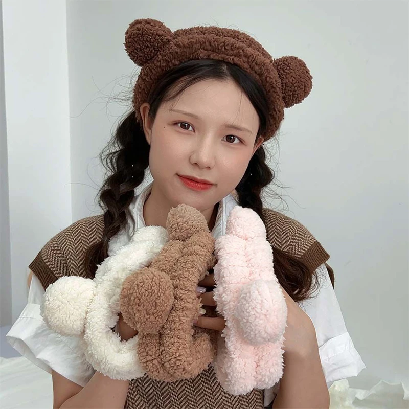2022 New Bear Ear Hair Bands Wash Face Hair Holder Soft Warm Coral Fleece Bows Headbands For Women Girls Turban Hair accessories
2022 New Bear Ear Hair Bands Wash Face Hair Holder Soft Warm Coral Fleece Bows Headbands For Women Girls Turban Hair accessories