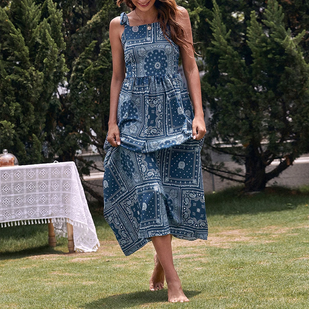 Сарафан женский с цветочным принтом, праздничное длинное платье на шнуровке, пикантное летнее всесезонное платье без рукавов
Сарафан женский с цветочным принтом, праздничное длинное платье на шнуровке, пикантное летнее всесезонное платье без рукавов