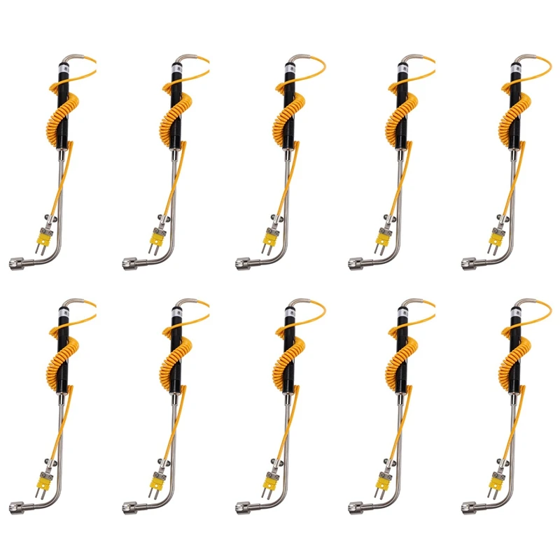 10X NR-81533B K Type Sensor Right Angle Surface Temperature Probe High Temperature Thermocouple -50 To 500℃ 
10X NR-81533B K Type Sensor Right Angle Surface Temperature Probe High Temperature Thermocouple -50 To 500℃