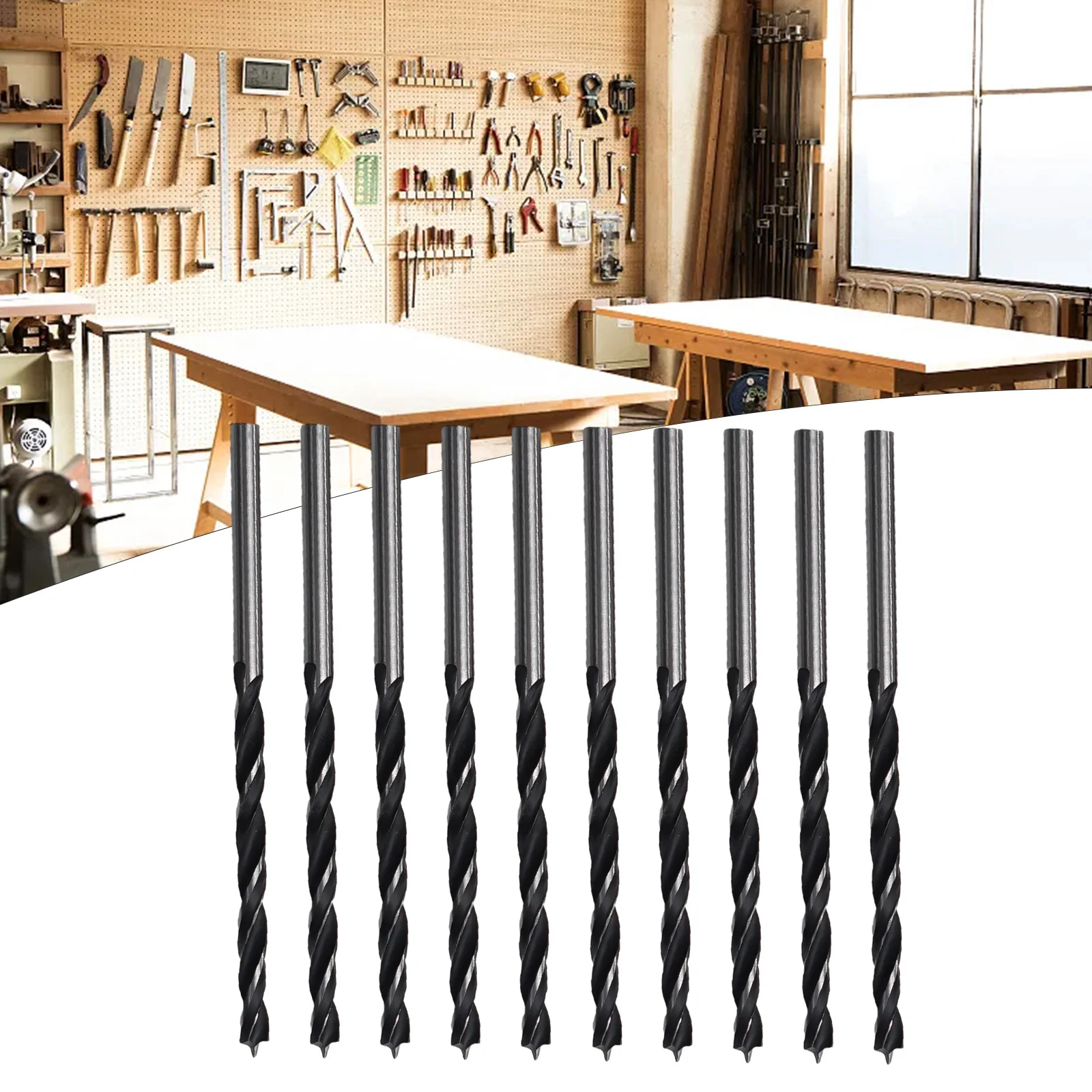10PCS 3mm Diameter Woodworking Drill Bit Wood Drills With Center Point Pack Tool Accessories With Center Point Shoulder Cutters
10PCS 3mm Diameter Woodworking Drill Bit Wood Drills With Center Point Pack Tool Accessories With Center Point Shoulder Cutters