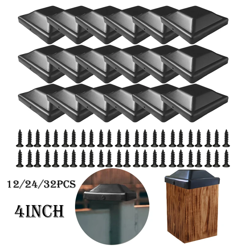 4inch Fence Post Cap Black Fence Post Cap Protection Outdoor Wooden Fence For Protecting Fence Poles Garden Accessories
4inch Fence Post Cap Black Fence Post Cap Protection Outdoor Wooden Fence For Protecting Fence Poles Garden Accessories