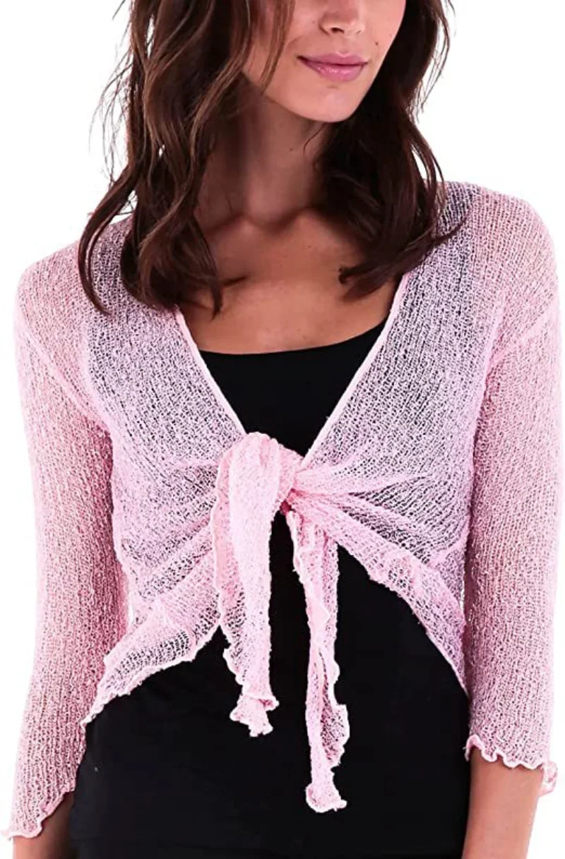 New Top Women's Transparent Wrapped Long Sleeve Shawl Lace up V-neck Fashion Open Front Versatile Party Dress Top Cape 2023
New Top Women's Transparent Wrapped Long Sleeve Shawl Lace up V-neck Fashion Open Front Versatile Party Dress Top Cape 2023