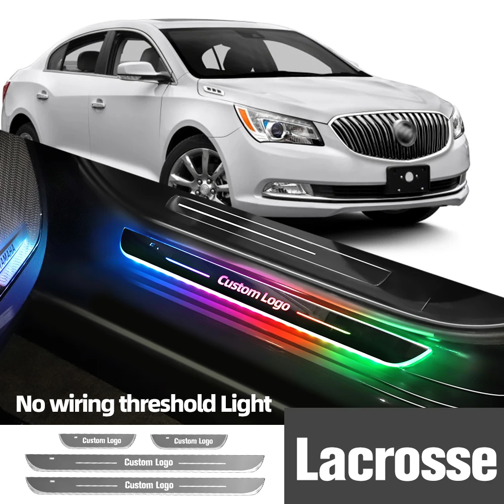 

For Buick Lacrosse 2005-2016 2011 2014 2015 Car Door Sill Light Customized Logo LED Welcome Threshold Pedal Lamp Accessories