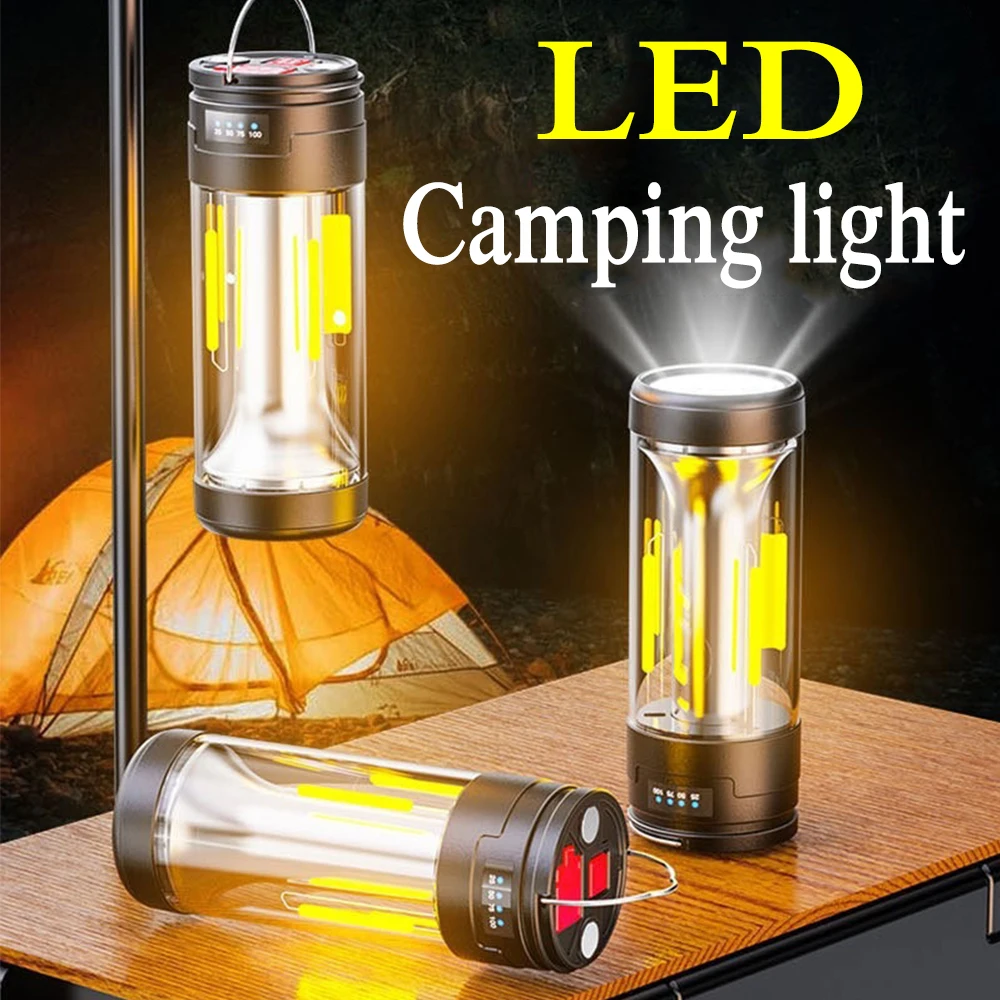 LED Camping Light USB Rechargeable Tent Light Hanging Lights Flashlight Emergency Warning Light Torch Camping Lantern
LED Camping Light USB Rechargeable Tent Light Hanging Lights Flashlight Emergency Warning Light Torch Camping Lantern