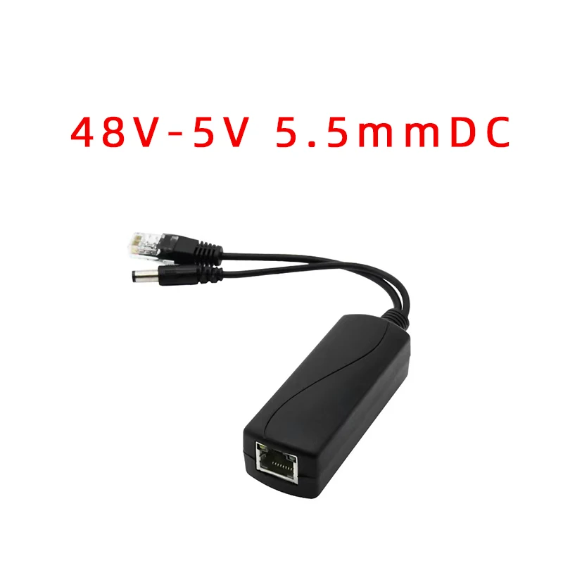 POE Splitter 48V To 5V 12V Micro USB tpye-C BarrelJack Power Supply for Huawei for Hikvision for Bobcat for Raspberry Pi
POE Splitter 48V To 5V 12V Micro USB tpye-C BarrelJack Power Supply for Huawei for Hikvision for Bobcat for Raspberry Pi