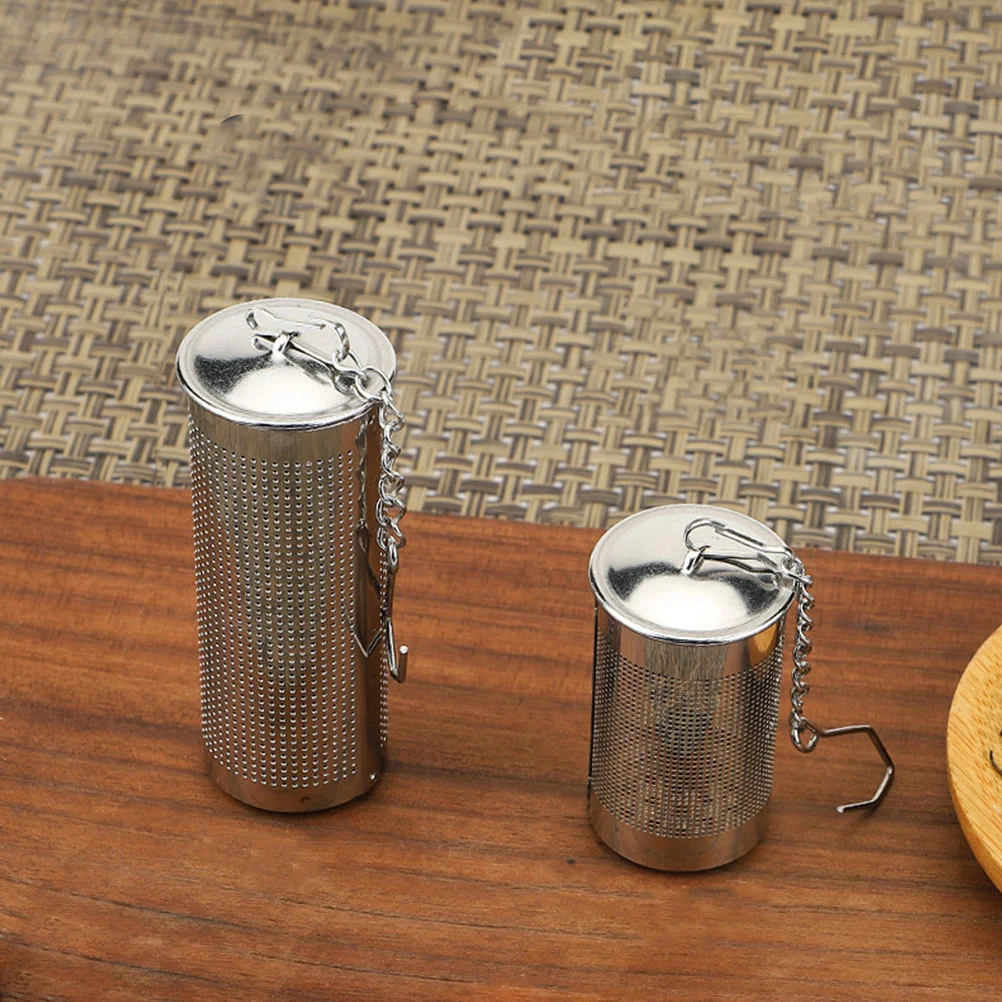 2 Pcs Stainless Steel Tea Strainer Seasoning Bag Filter Kettle Leaf for Loose Maker
2 Pcs Stainless Steel Tea Strainer Seasoning Bag Filter Kettle Leaf for Loose Maker