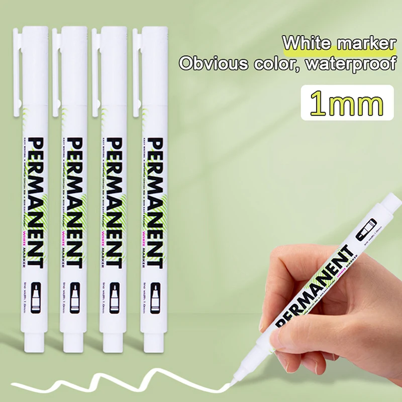 1/3pcs White Marker Pen Paint Oily Waterproof Tire Painting Graffiti Pens Permanent Gel Pen for Fabric Wood Leather Marker
1/3pcs White Marker Pen Paint Oily Waterproof Tire Painting Graffiti Pens Permanent Gel Pen for Fabric Wood Leather Marker