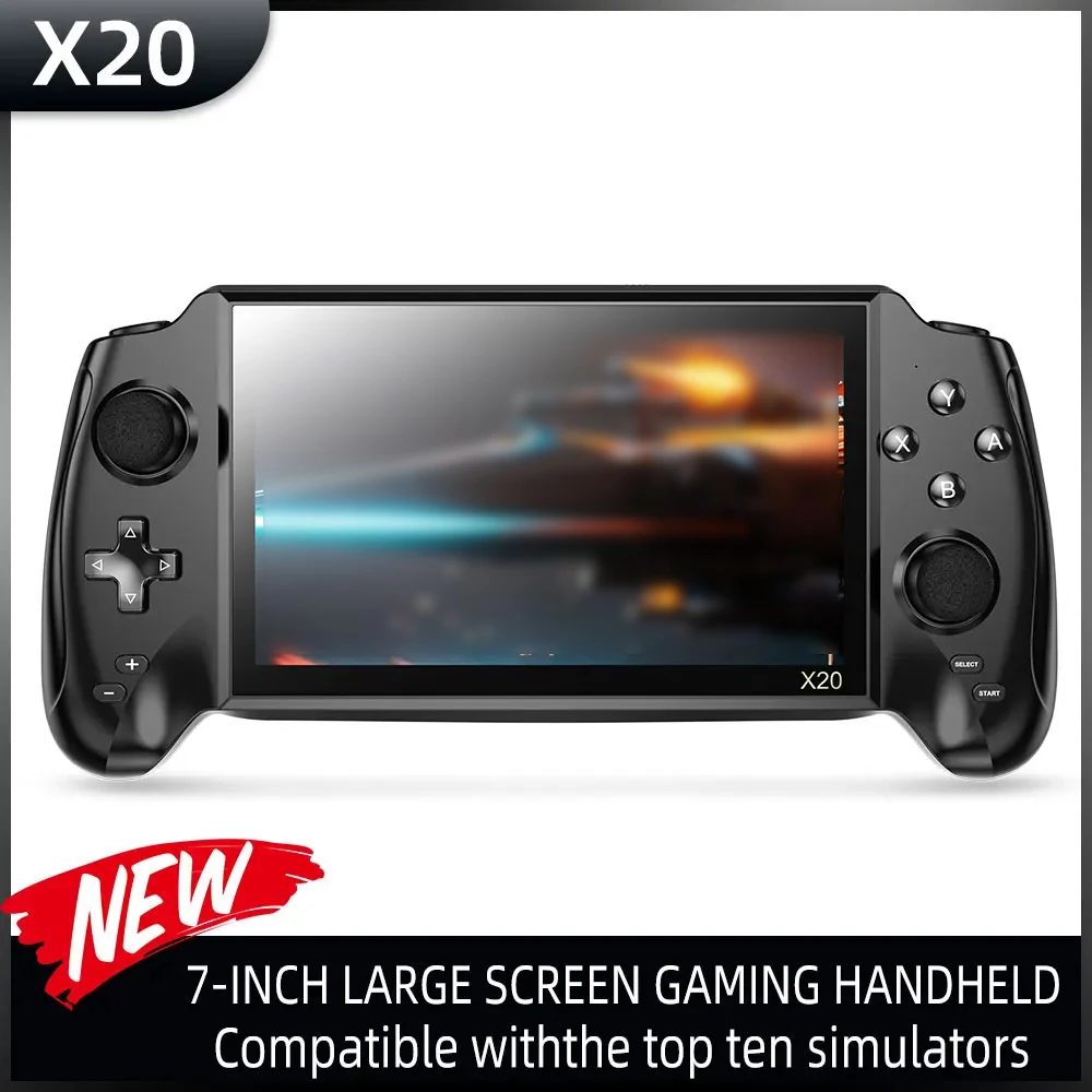 Coopreme X20 Portable Retro Video Game Console - 7.0 Inch HD Screen - 3D Remote Game Console Connect TV And Handle Immersive
Coopreme X20 Portable Retro Video Game Console - 7.0 Inch HD Screen - 3D Remote Game Console Connect TV And Handle Immersive